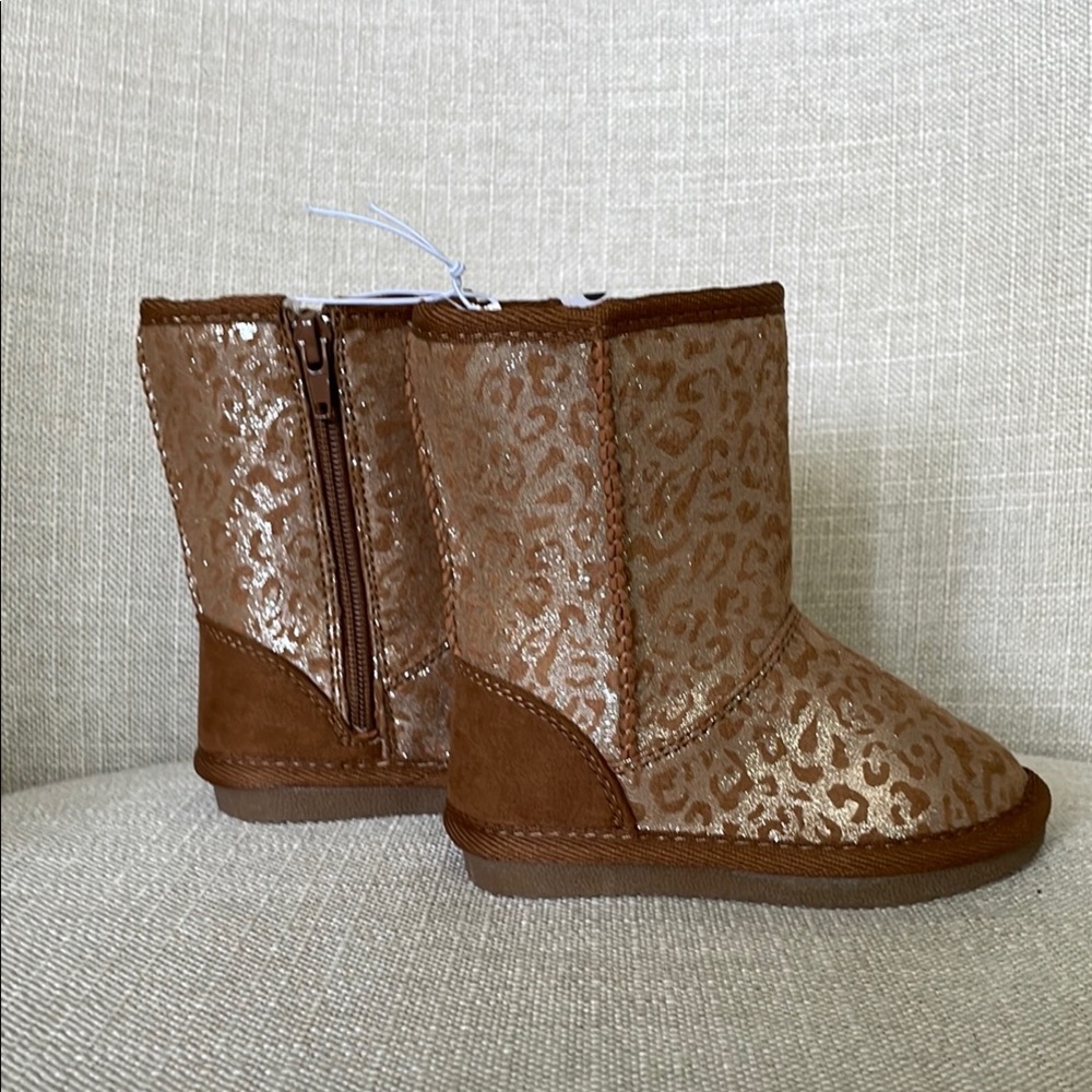 Harper Canyon Brown Leopard Kids Boots